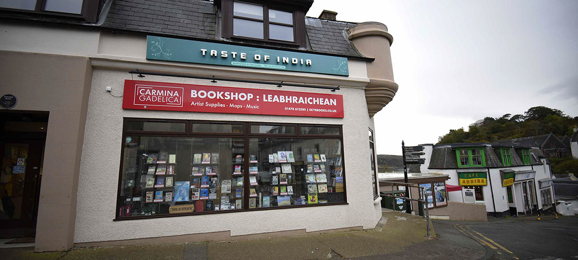 Carmina Gadelica book shop is located in Portree on the Isle of Skye