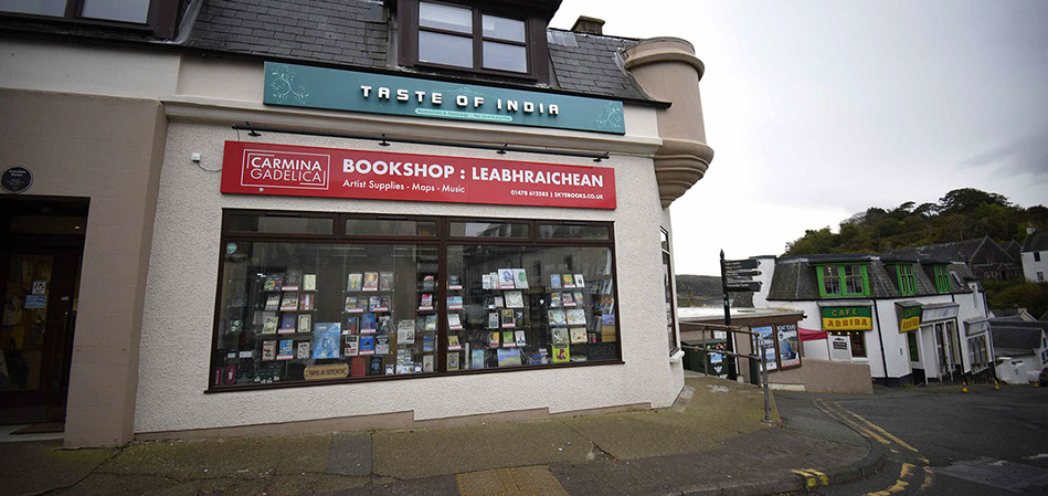 Carmina Gadelica book shop is located in Portree on the Isle of Skye