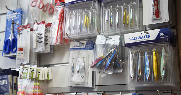 Purchase fishing supplies at Carmina Gadelica book shop on the Isle of Skye