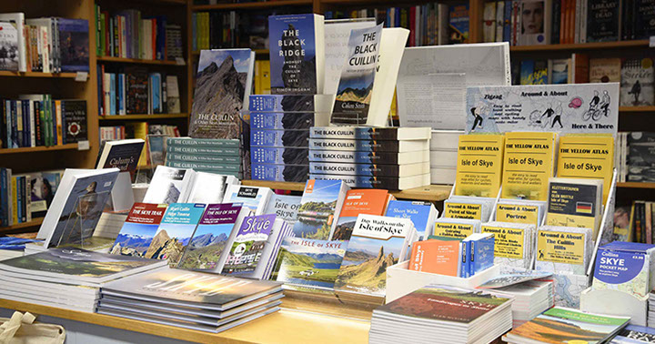 Our book shop on the Isle of Skye sells a large variety of maps of the local area